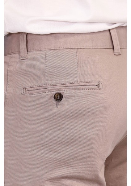 / Regular Çino Pantolon/ Bej