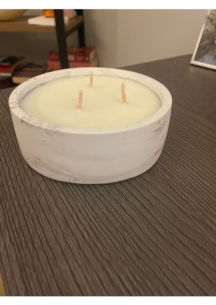 Marble Bowl - Dekoratif Saksı Soya Wax Vegan Mum fiyatları