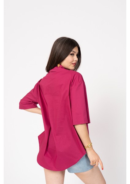 Taş Baskılı Uzun Viskon Gömlek 70035 modelleri