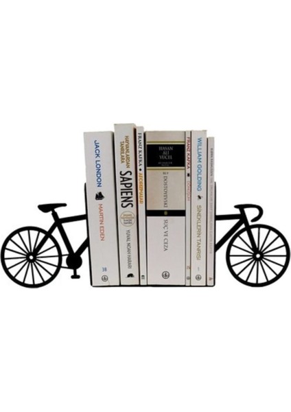Bisiklet Desenli Kitap Tutucu Bycle Kitaplık Kitap Desteği