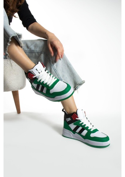 Yeşil Bilekli Spor Ayakkabı Basket Ayakkabısı fiyatları