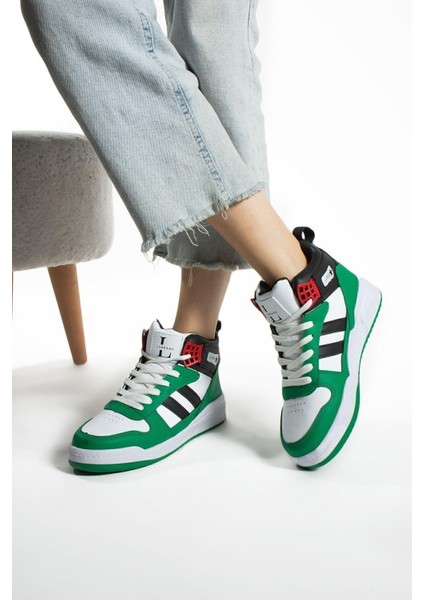 Yeşil Bilekli Spor Ayakkabı Basket Ayakkabısı fırsatları