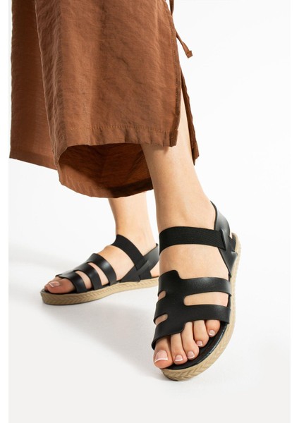 Siyah Biye Kadın Sandalet fiyatları