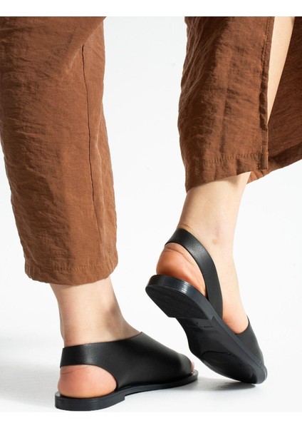 Siyah Açık Babet Sandalet Yazlık Ayakkabı fırsatları