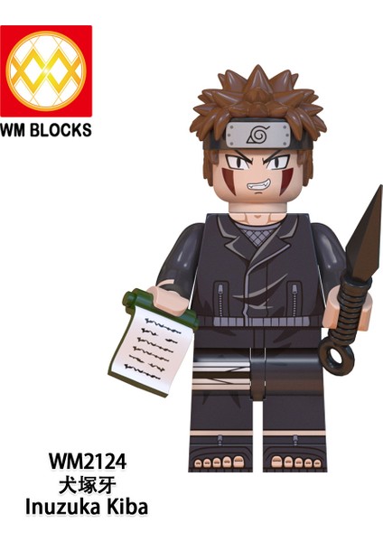 Naruto Yapı Taşları Minifigure Küçük Parçacık Takılabilir Bebek Oyuncak Çantası (Yurt Dışından)