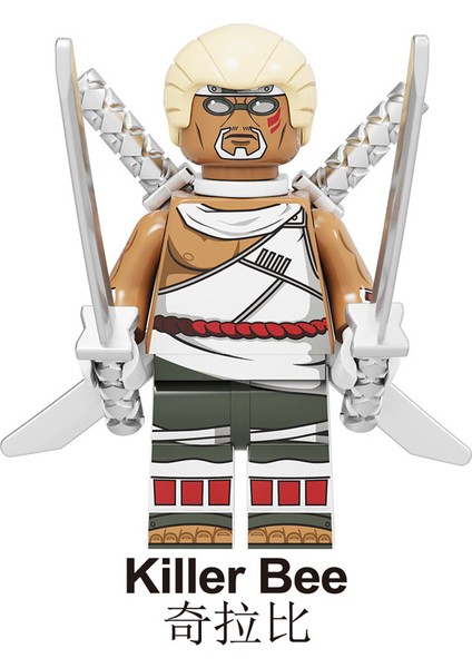 Naruto Yapı Taşları Minifigure Küçük Parçacık Takılabilir Bebek Oyuncak Çantası (Yurt Dışından)