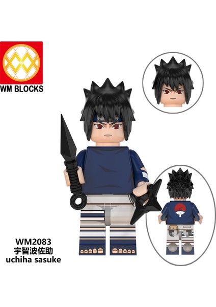 Naruto Yapı Taşları Minifigure Küçük Parçacık Takılabilir Bebek Oyuncak Çantası (Yurt Dışından)