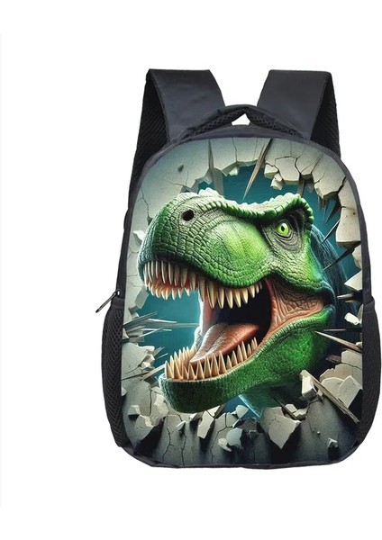 12 Inç Karikatür Dinozor Baskısı Çocuklar Sırt Çantası T-Rex Okul Çantası Yürümeye Başlayan Çocuk Anaokulu Sırt Çantaları Öğrenci Kitap Çantası Hediyesi: 12TREX01FX (Yurt Dışından)