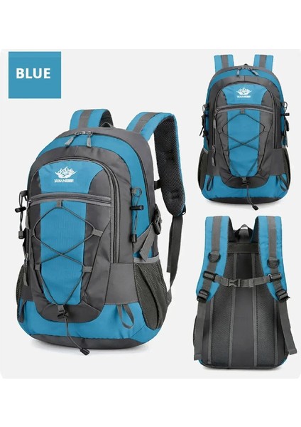 Su Geçirmez Yürüyüş Sırt Çantası, Hafif Açık Yürüyüş Çantası, Yürüyüş Rengi Için Yüksek Kaliteli Büyük Kapasiteli Seyahat Çantası: Sky Mavisi/boyut: 45CM-49CM (Yurt Dışından)