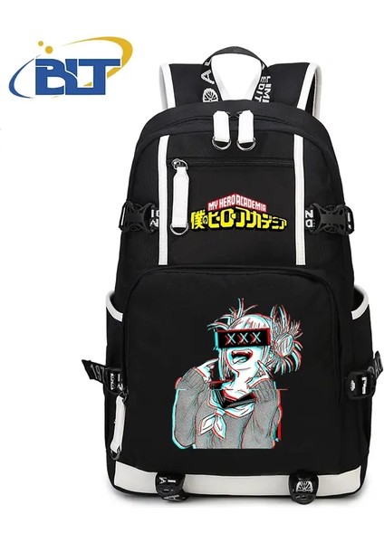 Kahramanım Akademisi Anime Backpack Kampüsü Öğrenci Schoolbag Gençlik Seyahat Çantası Çocuklar Okula Geri Hediye Renk: 2 (Yurt Dışından)