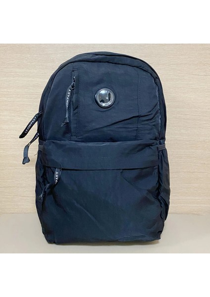 2025 Yeni Paris Öğrenci Cp Schoolbag Basit Seyahat Backpack Style Sıradan Omuz Okulu Öğrencisi Büyük Kapasite Işletme Backpackcolor: Siyah (Yurt Dışından)