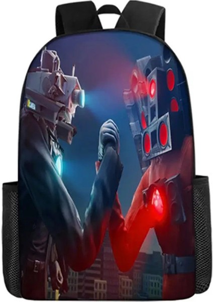 Skibidi Tuvalet Çocuk Sırt Çantası Çocuk Anime Anime Sırt Çantası Depolama Çantası Sırt Çantası Dalı ve Yumuşak Mochila Çocuk Hediye Rengi: BBB2-B1H (Yurt Dışından)