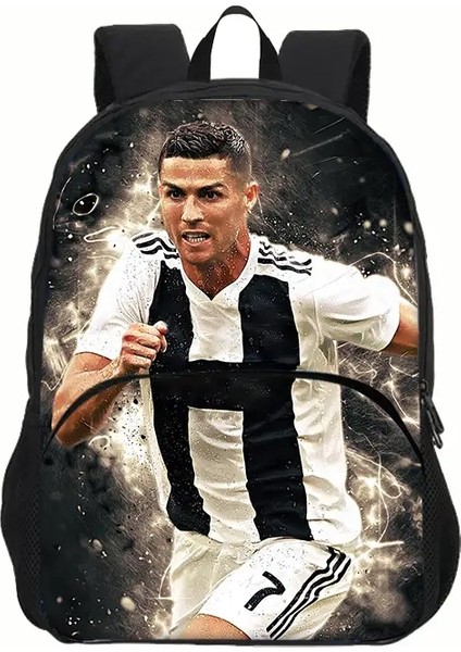 Ronaldo Kids Sırt Çantası Spor Okulu Çanta Erkek Kızlar Sırt Çantası Cr Sırt Çantası Futbol Yıldız Kitap Çantalar Erkek Kızlar Için En Iyi Hediye Renk: 6 (Yurt Dışından)