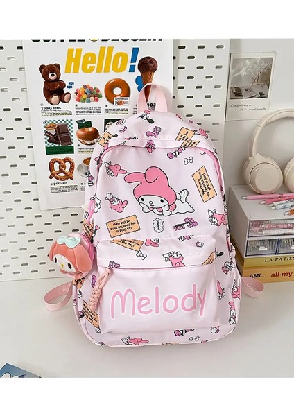 Yeni Cinnamoroll Kuromi My Melody Hello Kitty Anime Sırt Çantası Sevimli Okul Çantaları Karikatür Omuz Çantası Doğum Günü Arkadaş Rengi: Resim Rengi (Yurt Dışından)