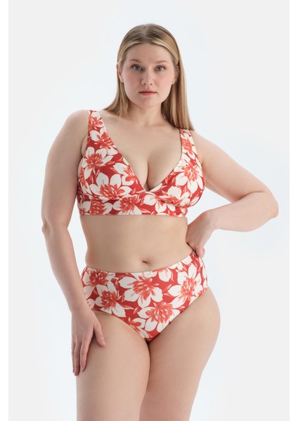 Multicolor Yüksek Bel Bikini Alt
