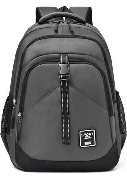 Erkekler Büyük Kapasite Oxford Su Geçirmez Sırt Çantası Işletme Bilgisayar Çantası Boş Zaman Sırt Çantası Lise Öğrencisi Backpackcolor: Gray-1 (Yurt Dışından)