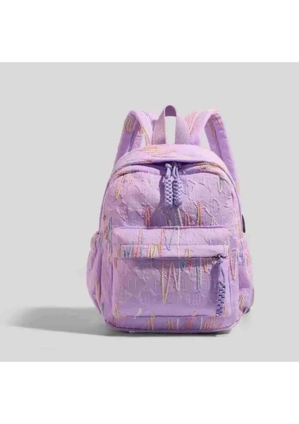 Bayan Moda Sevimli Sırt Çantası Yeni Oxford Bezi Kadın Üniversite Öğrenci Sırt Çantası Seyahat Depolama Çantası Sıcak Satış Renk: Mor (Yurt Dışından)