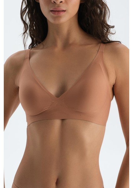 Kahverengi 1135KC Suzıe Balensiz Dikişsiz Sütyen indirimleri