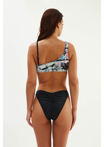 Siyah 2024ESBK Tek Omuz Bikini Tk. indirimleri