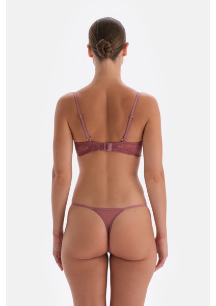 Gül Kurusu Dantelli Balenli Içi Boş Sütyen fiyatları