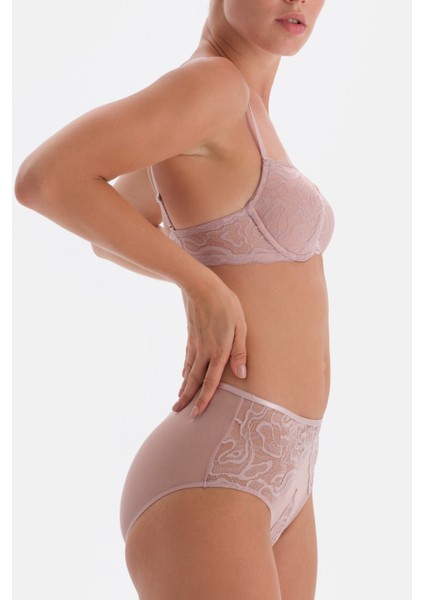 Soft Pembe Soft Dantel Push-Up Sütyen modelleri