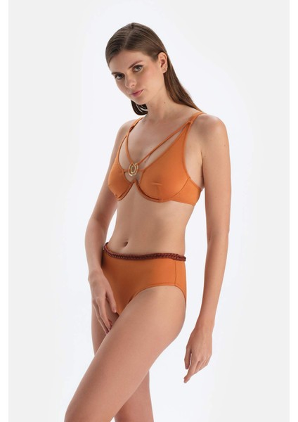 Açık Kahve Balenli Bikini Üst modelleri