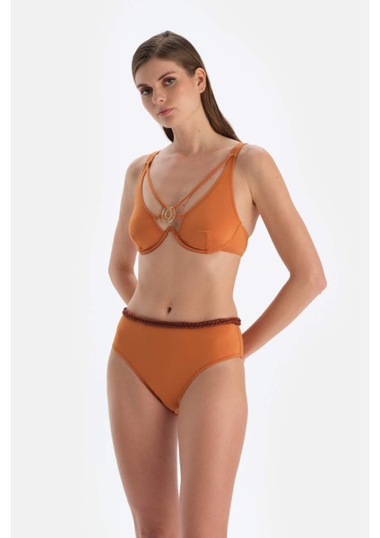 Açık Kahve Balenli Bikini Üst fırsatları