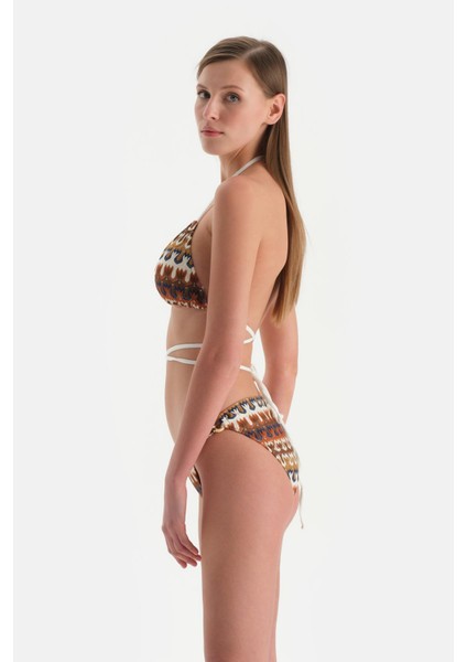 Kahverengi Balensiz Üçgen Küçük Bikini Üstü modelleri