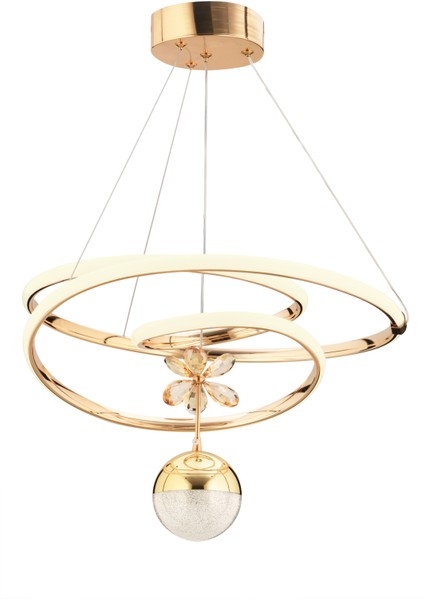 Istanbul Avize Gold Cherry Beyaz Power Ledli Modern LED Avize