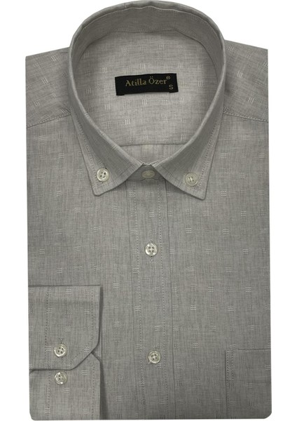 Uzun Kol Klasik Erkek Gömlek 7336