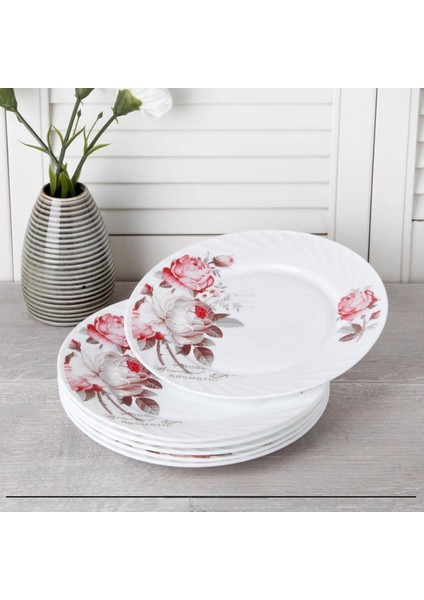 Opal Servis Tabak Rose Desen 25.3 cm 6 Adet fiyatları