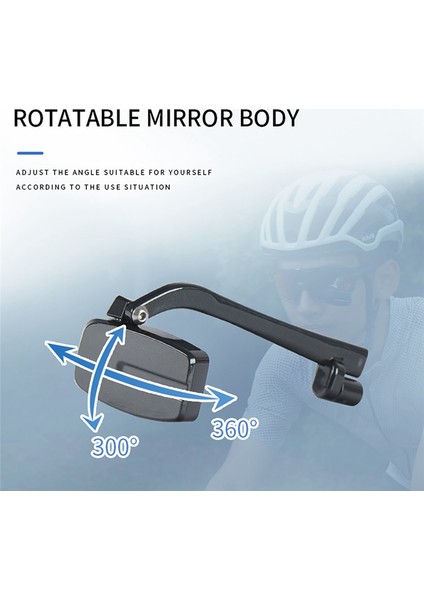 360 Derece Ayarlanabilir Mtb Yol Bisiklet Gözlük Dikiz Aynası Evrensel Pro Bisiklet Ultra Hafif Kask Dikiz (Yurt Dışından) modelleri