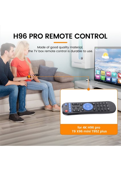 Mxq-4k Mxq H96 Pro T9 X96 Akıllı Tv Kutusu Için Yedek Uzaktan Kumanda (Yurt Dışından)