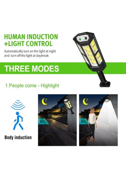 Açık Güneş Sokak Duvar Işığı Sensörü Pır Hareket LED Lamba Uzaktan Kumanda Bahçe -43SMD (Yurt Dışından)