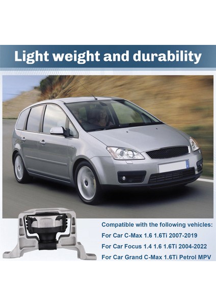 BV61-6F012-CB Araba Sağ Ön Motor Braketi Motor Motor Takozu Ford C-Max Focus Grand C-Max 2004-2022 BV616F012CB (Yurt Dışından)