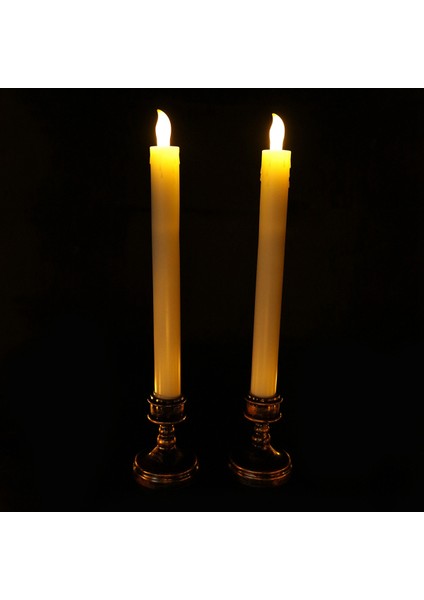 4 Adet Set LED Alevsiz Mum Işıkları Pil Kumandalı Parti Düğün Doğum Günü Romantik Mum Işıkları A (Yurt Dışından)