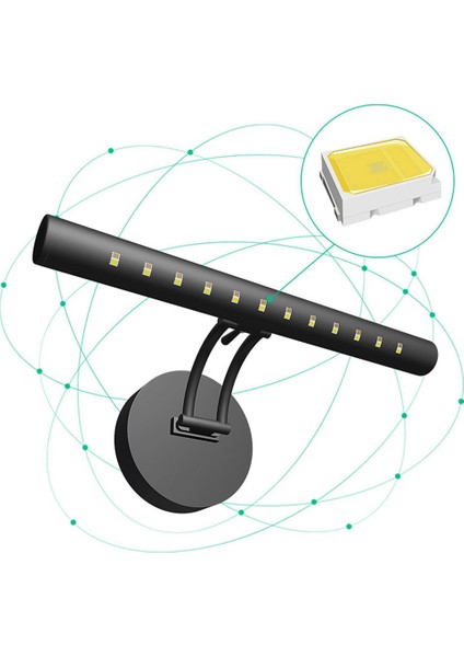 LED Iç Mekan Duvar Lambaları Duvar Işıkları Ev Yatak Odası Başucu Aynası Ön Ayarlanabilir Duvar Aplik DC5V1A 40 cm (Yurt Dışından)