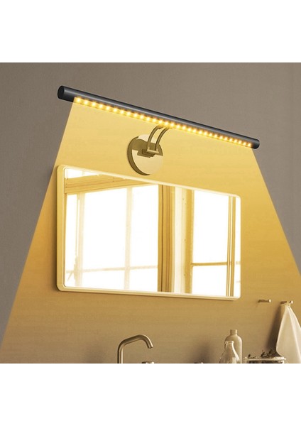 LED Iç Mekan Duvar Lambaları Duvar Işıkları Ev Yatak Odası Başucu Aynası Ön Ayarlanabilir Duvar Aplik DC5V1A 40 cm (Yurt Dışından)