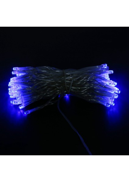 USB5V 10 Metre 100 Lamba Uzaktan Aydınlatma LED Bakır Tel Dize Mavi (Yurt Dışından)
