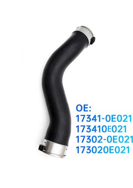 17341-0E021 Turbo Hava Borusu Ara Soğutucu Borusu 17341-0E02 Toyota Hilux 2015-2022 Fortuner Şarj Hava Soğutucu Giriş Hortumu (Yurt Dışından)