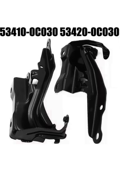 1 Çift Araba Kaput Menteşesi 53410-0C030 53420-0C030 Toyota Tundra Usk5 Upk5 Gsk5 2013-2017 Yeni Yüksek Kalite (Yurt Dışından)