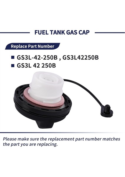 Araba Gaz Benzin Deposu Kapağı Iç Yakıt Deposu Kapağı GS3L-42-250B GS3L42250B Mazda 3 2010-2013 6 Cx-7 Cx-9 (Yurt Dışından)