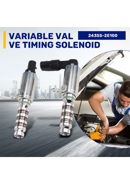 Yağ Kontrol Değişken Valf Zamanlaması Solenoidi 24375-2E100 24355-2E100 Hyundai Elantra Sonata Kıa Optima Egzoz Girişi (Yurt Dışından)
