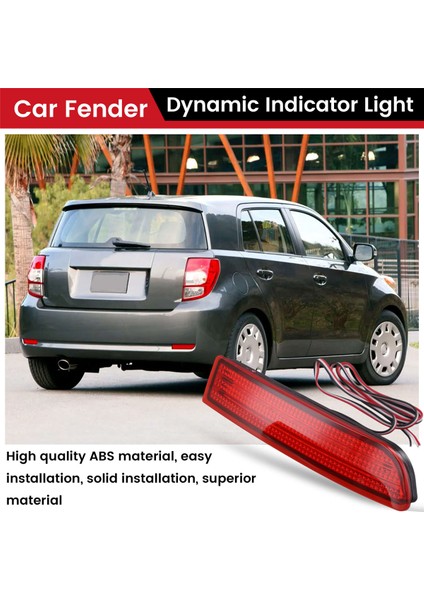 Araba LED Arka Tampon Reflektör Işık Fren Lambası Arka Lambası 81910-13022 81920-13022 Scion Xd 2008-2014 Için (Yurt Dışından) indirimleri