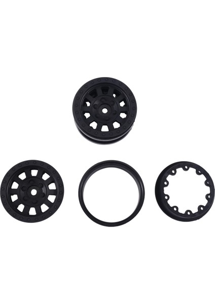 4 Adet Plastik Beadlock 1.9 Tekerlek Göbeği Jant 1/10 Rc Paletli Araba Eksenel SCX10 Wraith RR10 Capra RBX10 Traxxas Trx4,3 (Yurt Dışından)