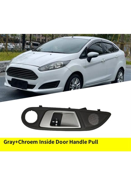 Ford Fiesta 2009-2014 Için Araba Ön Kapı Kolu Iç Kapı Kolu Çekmecesi 8A61-A22601-BFW 8A61A22601AF38QA L Lhd (Yurt Dışından)