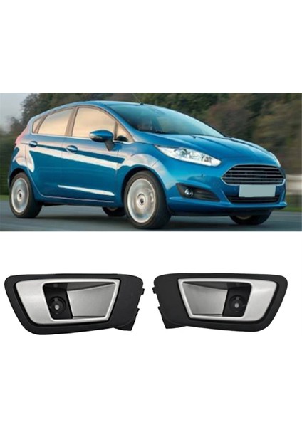 Araba Arka Iç Kapı Kolu Montajı Iç Çekme Kolu 8A61-A22601 8A61-A22600 Ford Fiesta 2009-2014 Için (Yurt Dışından)