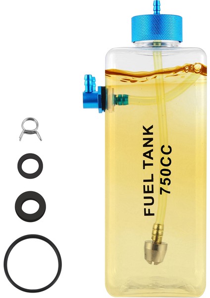 Yakıt Tankı Petrol Şeffaf Plastik Şişe 750CC Cnc Rc Gaz ve Nitro Uçak Için (Yurt Dışından)