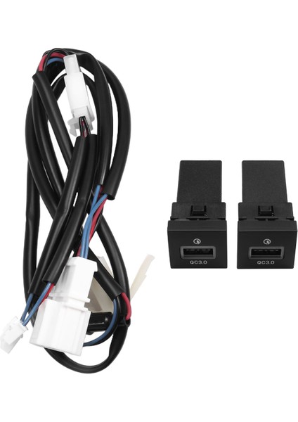 Araba Çift Qc3.0 Hızlı Şarj Soketi 12V/24V USB Şarj Soketi Güç Adaptörü Vw Golf 6 Jetta 5 2006-2012 (Yurt Dışından)
