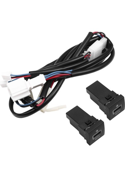 Araba Çift Qc3.0 Hızlı Şarj Soketi 12V/24V USB Şarj Soketi Güç Adaptörü Vw Golf 6 Jetta 5 2006-2012 (Yurt Dışından)